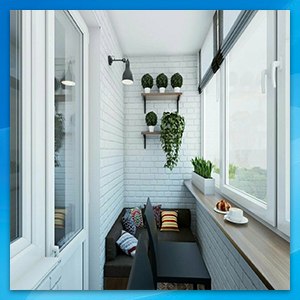 Внутренняя отделка балконов и лоджий