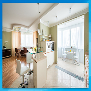 Совмещение балкона с комнатой